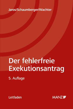 Buchcover Exekutionsantrag